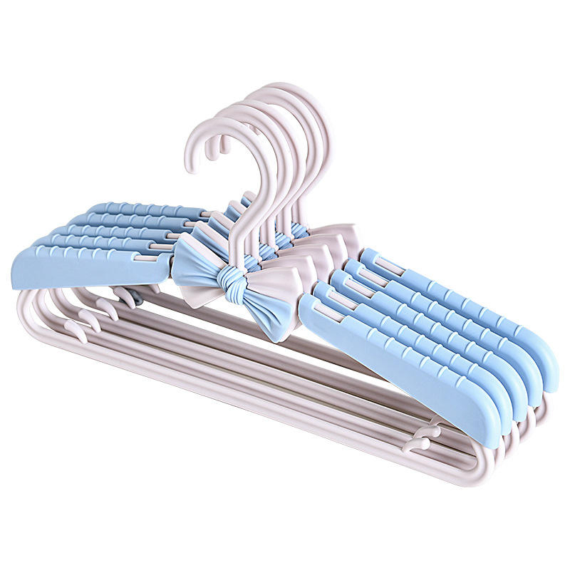 Baby Plastic Hanger with Adjustable Plastic Clamping Hanger