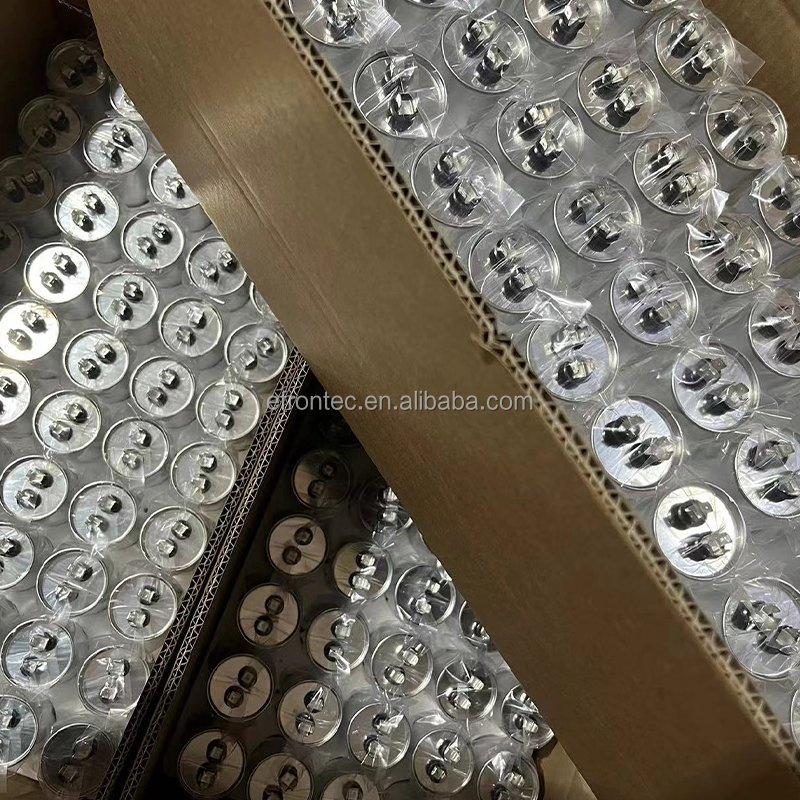 Dual Run Capacitor 45+5μF 440VAC, for AC Unit Compressor and Fan Motor