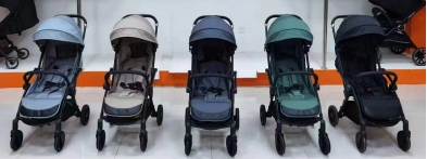 Aluminum Baby Prame Baby Buggy One Key Gravity Folding Baby Stroller