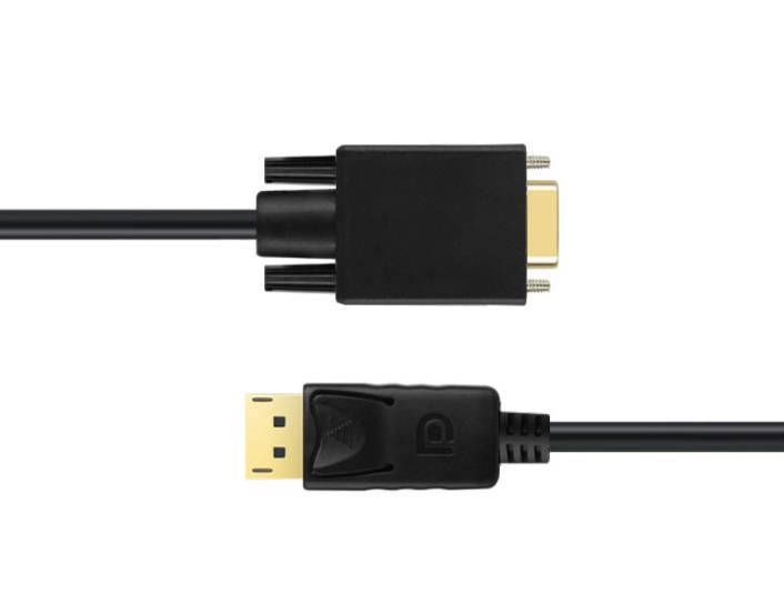 1.8m Dp to VGA Cable, Displayport to VGA High Definition Cable