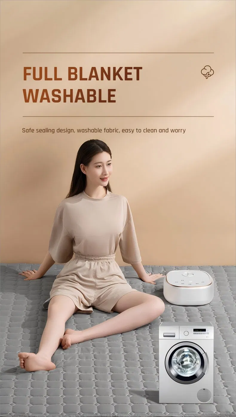 Cozy Customizable Winter Electric Blanket with Temperature Settings