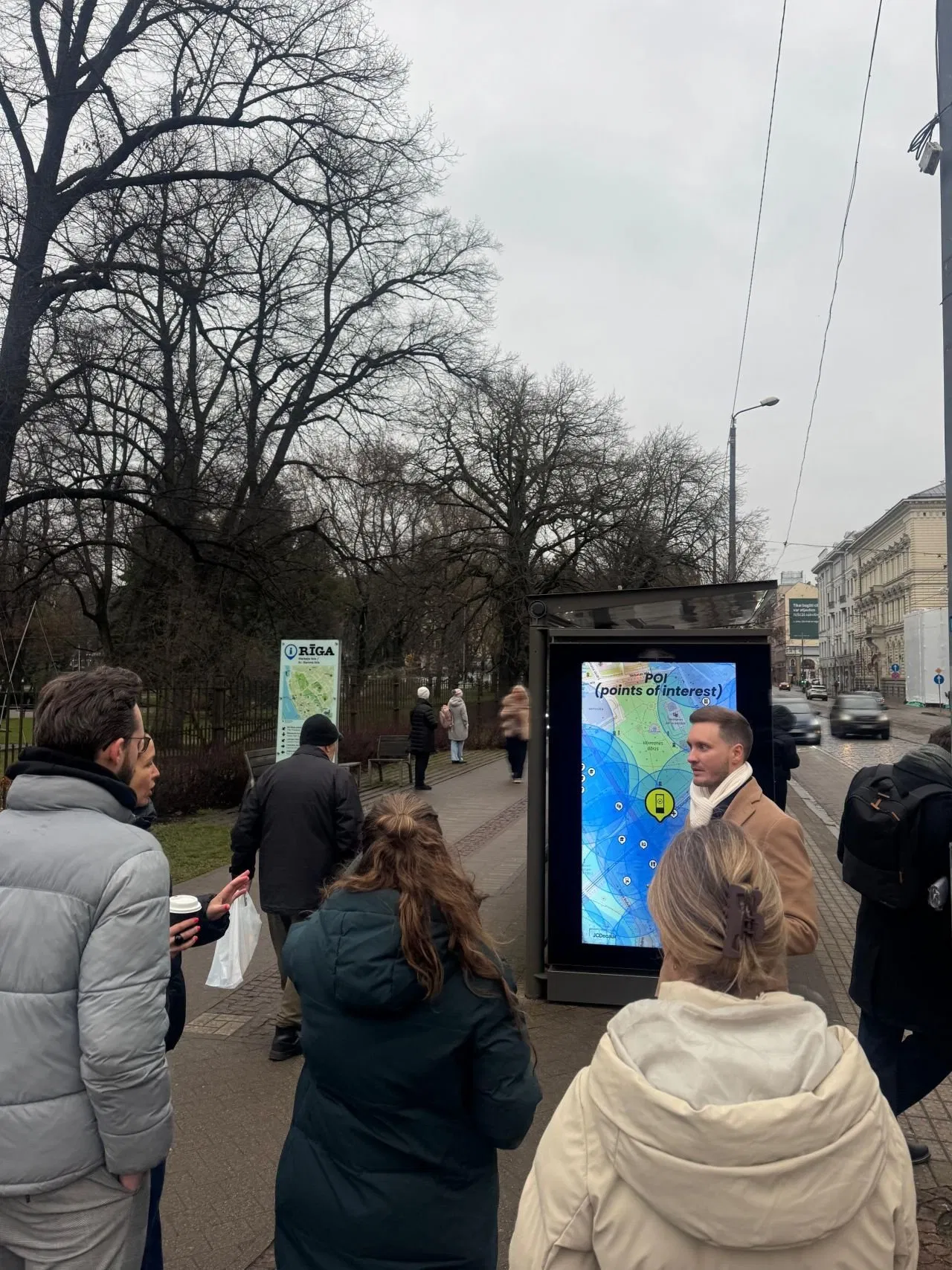 Двусторонний сенсорный LCD киоск 55 дюймов для наружной рекламы