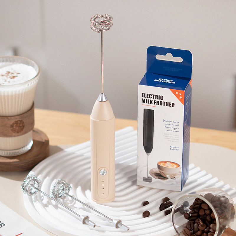2025 Kitchen Tool Battery Kitchen Appliances Frother Milk Frother with Stand Ready to Ship Kitchen Appliances Milk Frother Black&Red