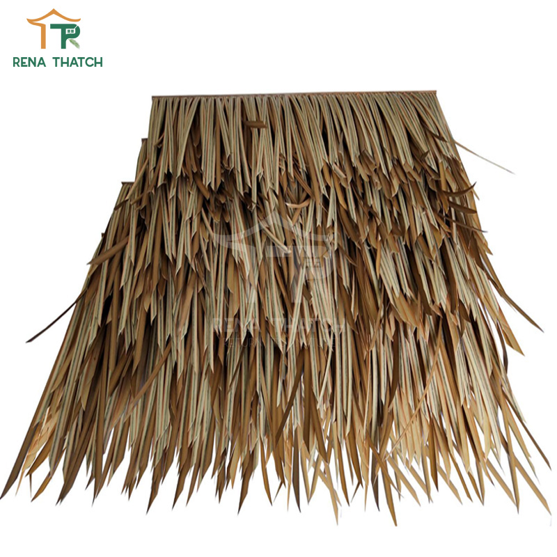 Factory Wholesale Cheap Artificial Thatched Ceiling Fire Resistant Tiki Bar Thatch