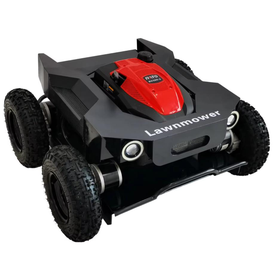 Robot 4WD Lawn Mower with Remote Control