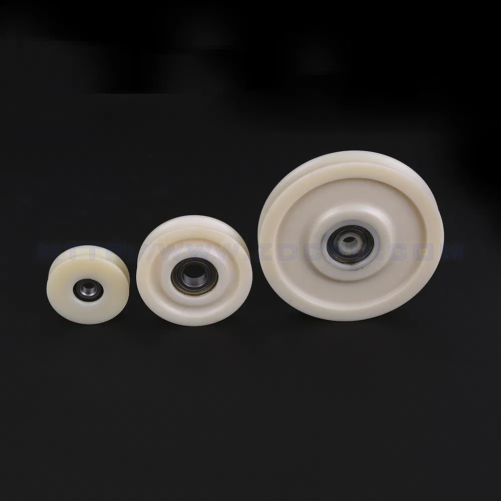 Customized Injection Mould Solid Nylon Plastic Bearing Rollers