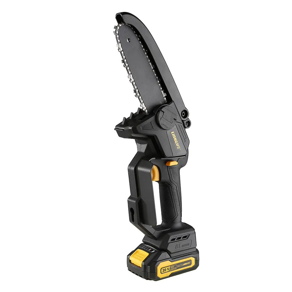 Powerful Lithium Battery 6-Inch Mini Brushless Chainsaw for Efficient Cutting