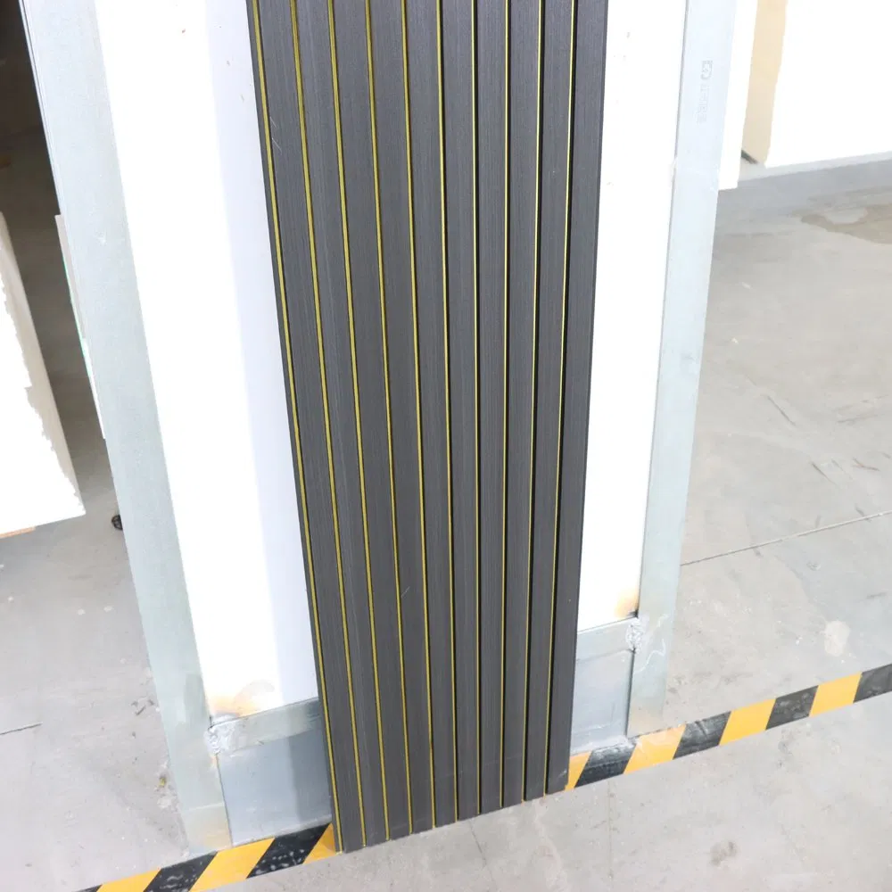 Black Ceiling Panel Lambrin PVC Interior Fluted Wall Panel WPC Designs UV Marble Sheet for Home Wall Decoration