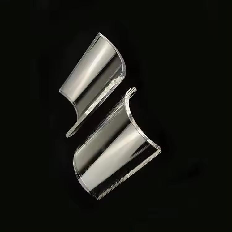 Customized Tempered Heat Polishing Corrosion Resistance Optical High Purity Polished Fused Silica UV Quartz Sheet Glass with Transparent 99.99% U-Shaped Disc