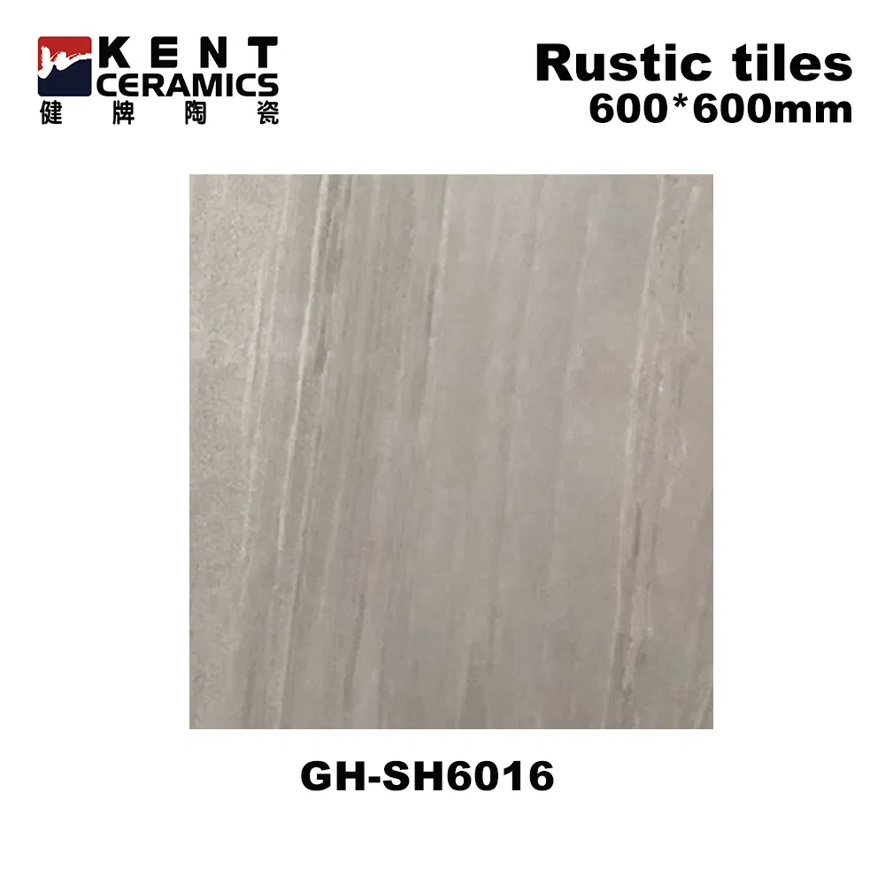 Серая плитка рустик с матовой поверхностью