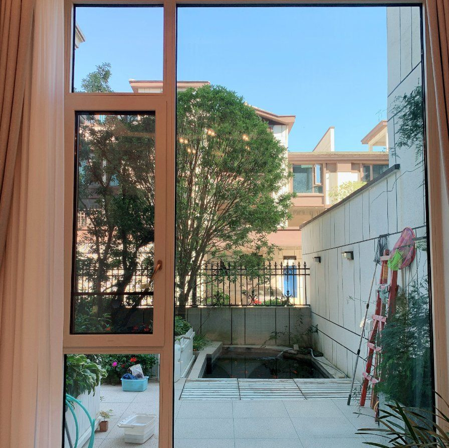 High Quality French Wood Triple Glass Timber Energy Save Wooden Windows