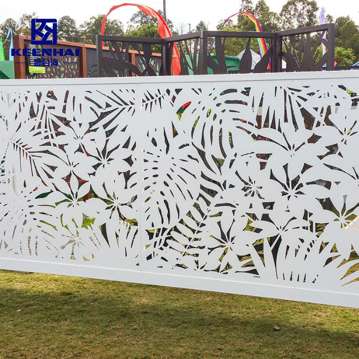 Laser Cut Outdoor Metal Screen Decorative Garden Fencing