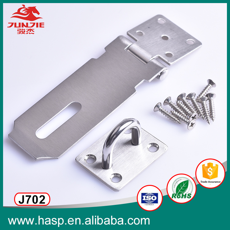 Stainless Steel Hasp Thickened Padlock Anti-Theft Door Safety Bolt Lock Hasp J702