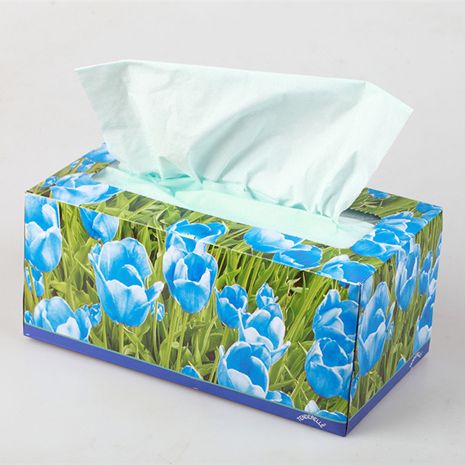 Hot Sale Natural White Soft Facial Tissues Paper