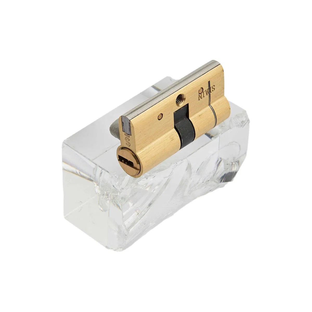 Electroplating Security Anti-Theft European Style Copper Door Lock Cylinder for Home Office