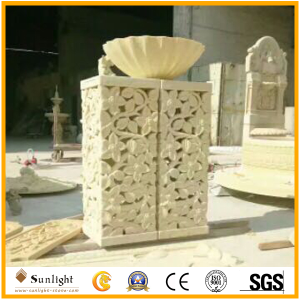 LED Light Sandstone Sculpture for Home or Garden Decoration