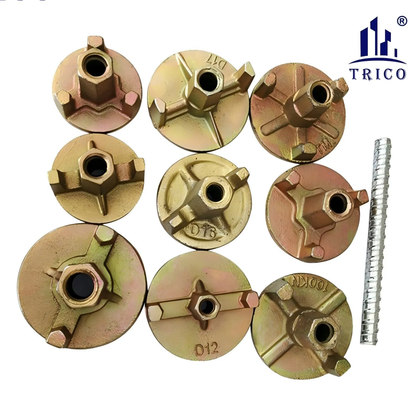 Formwork Tie Rod System Wing Nut Dw15 Tie Nut