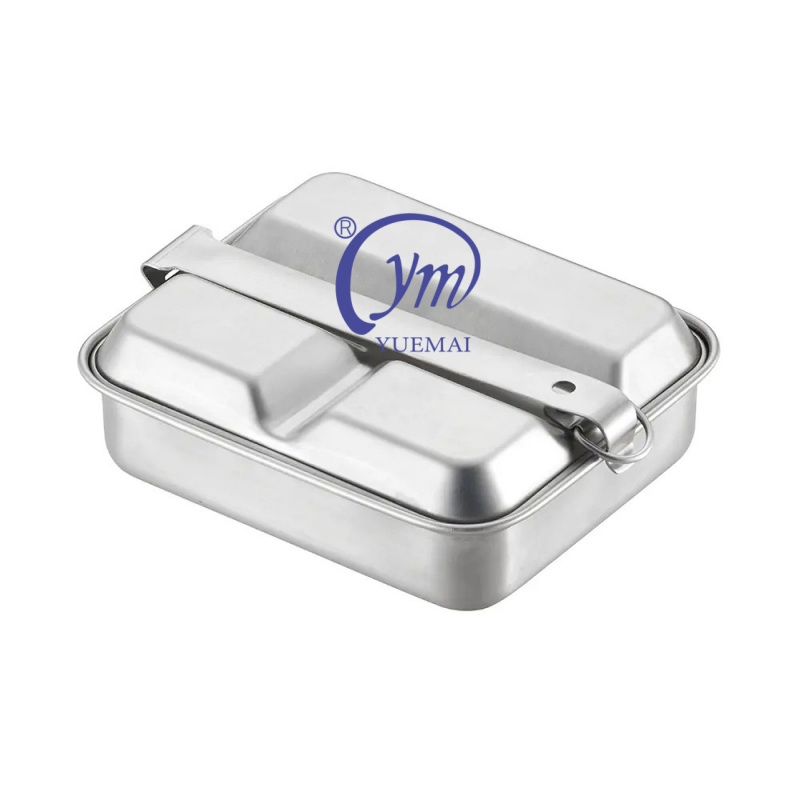 Factory Customized Logo Stainless Steel Camping Canteen Mess Kit