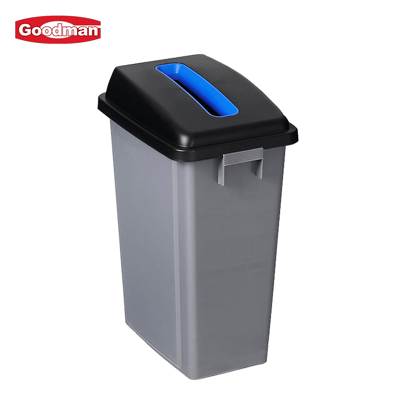 Outdoor Indoor 60L Plastic Garbage/Recycle/Trash/Waste Bin for Beverage Bottle