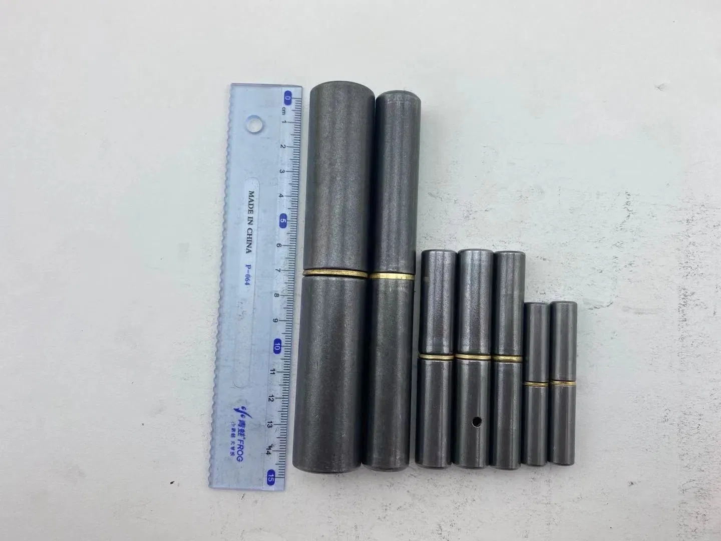 Size Customized Door Shaft Welded Hinge of Iron Door with Bearing