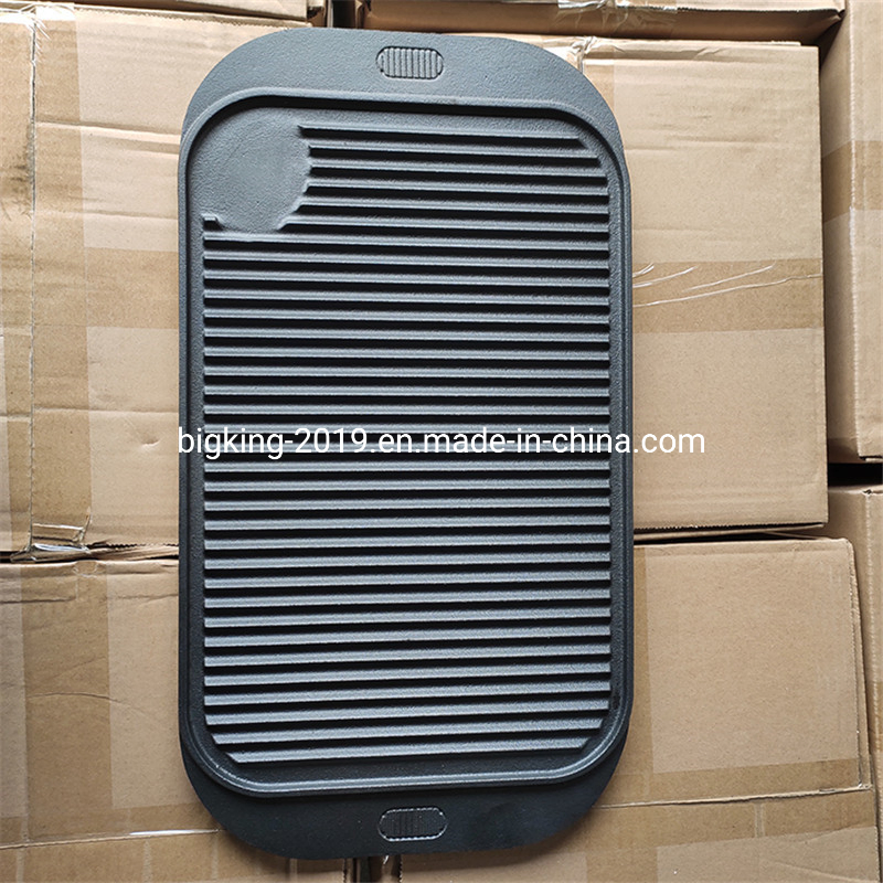 Pre-Seasoned Cast Iron Grill Pans Griddle Pans