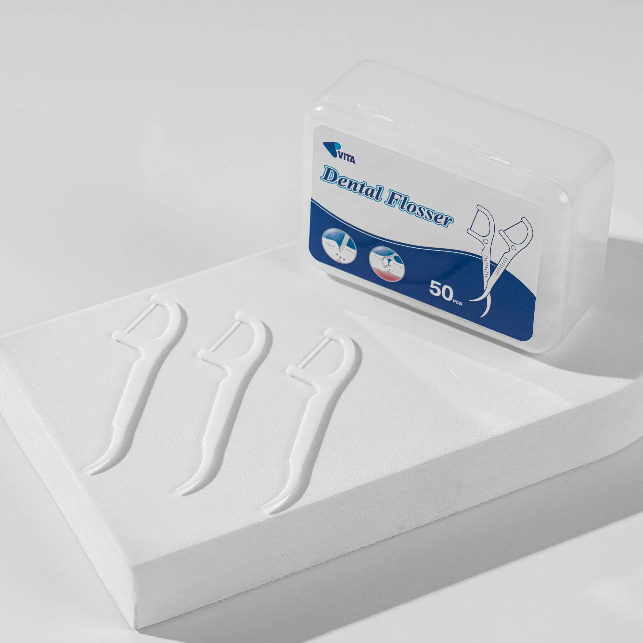 50PCS Oral Care Toothpick Flosser Dental Floss Pick Manufacturing