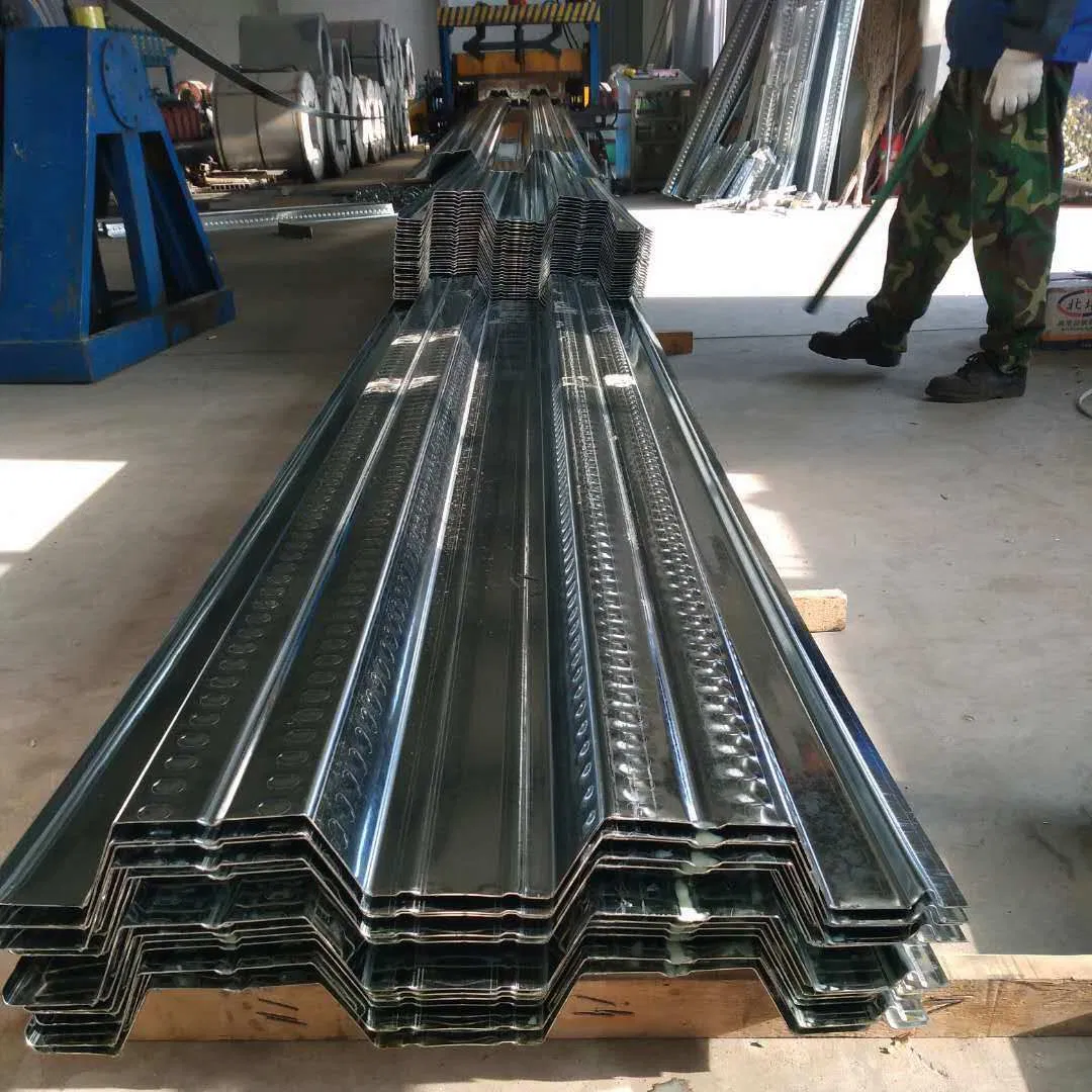 Yx51-250-750 Type Galvanized Corrugated Steel Sheet Floor Deck Steel Bearing Plate