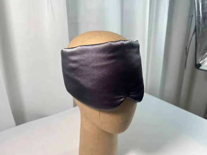 100% Mulberry Silk Oversize Sleep Eye Mask Luxury Adjustable Size with Custom Logo Includes Gift Box