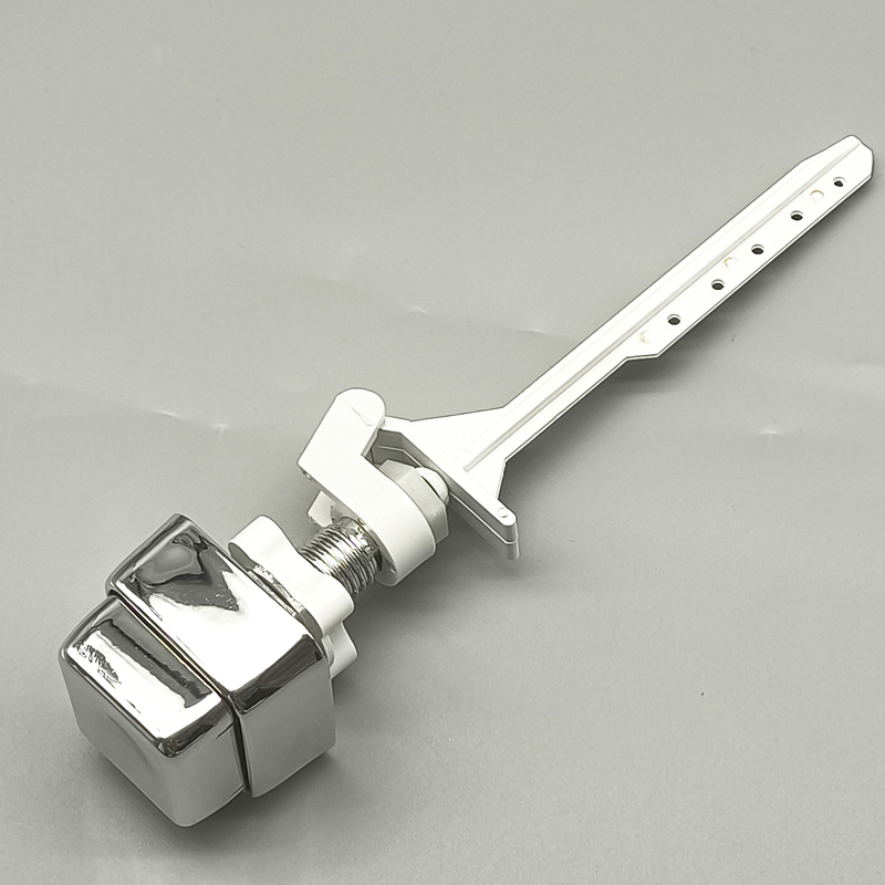 Bathroom Fittings Toilet Repair Part Square Chrome ABS Plastic Toilet Handle Lever