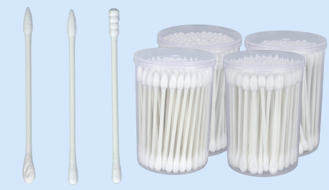 100 PCS - Double-Head Design, Hygienic & Portable for Cleaning & Makeup