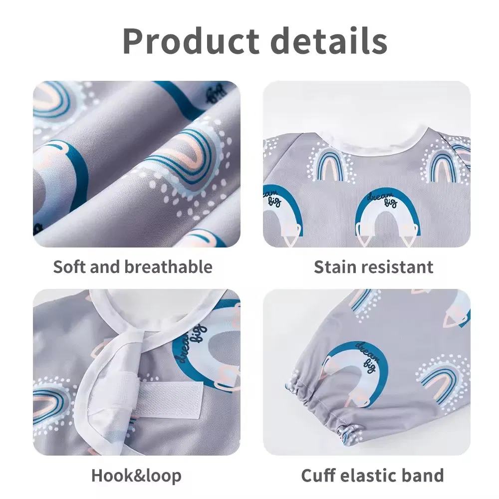 Premium Waterproof Baby Bibs for Effortless Cleanup and Comfort