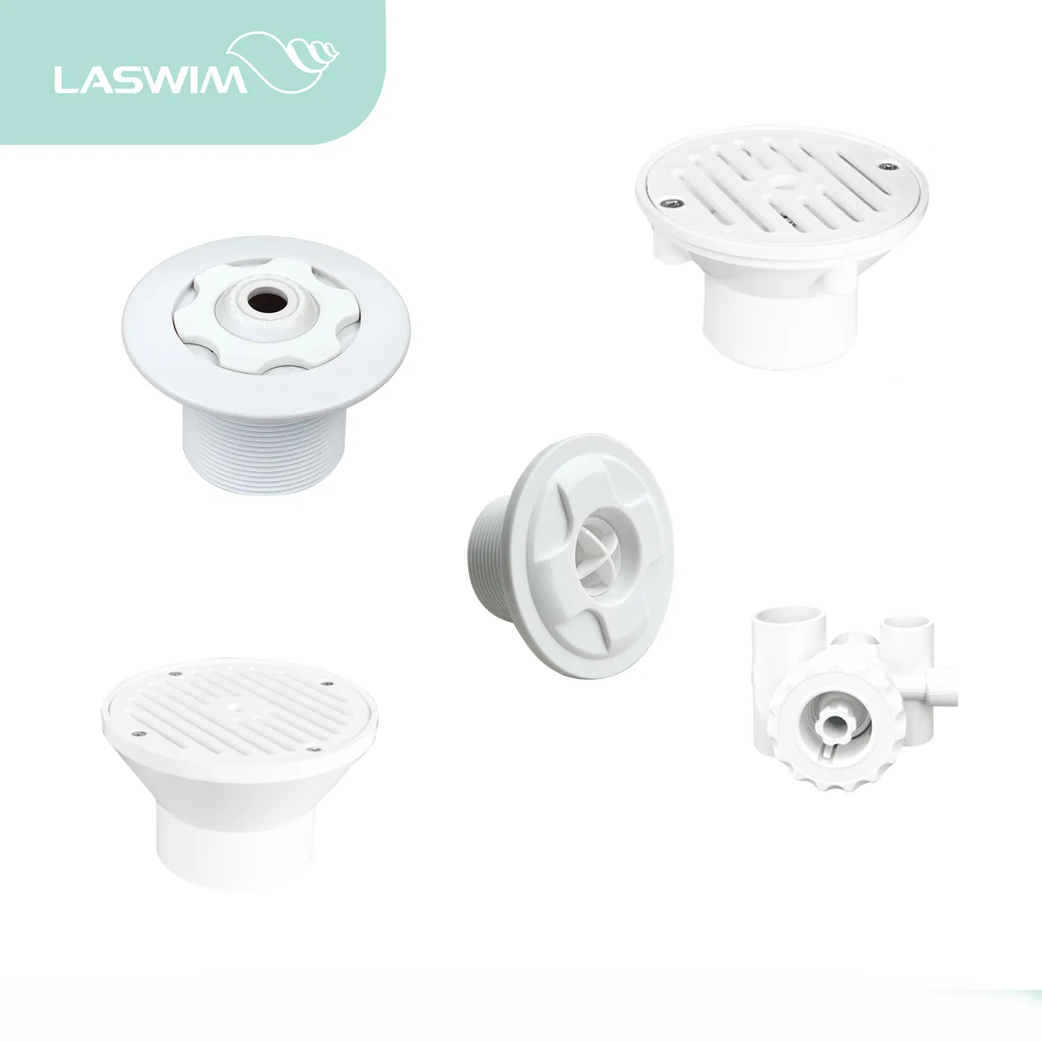 China Manufacturer 1.5" ABS Swimming Pool Adjustable Wall Inlet