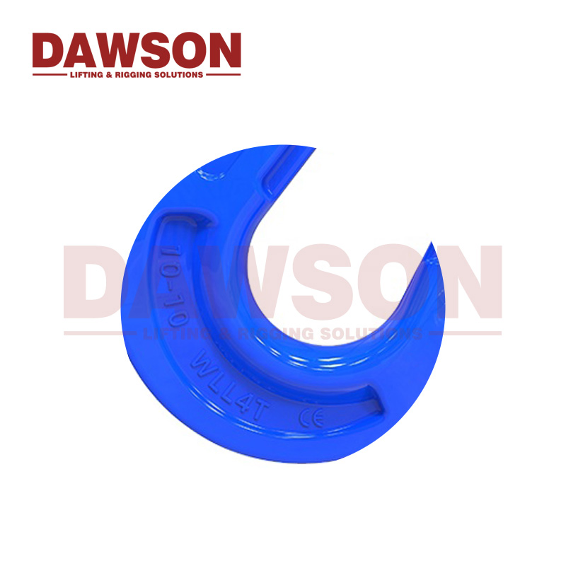 Dawson G100 Drop Forged Eye Sling Hook with Latch for Lifting Chain Hoist Equipment