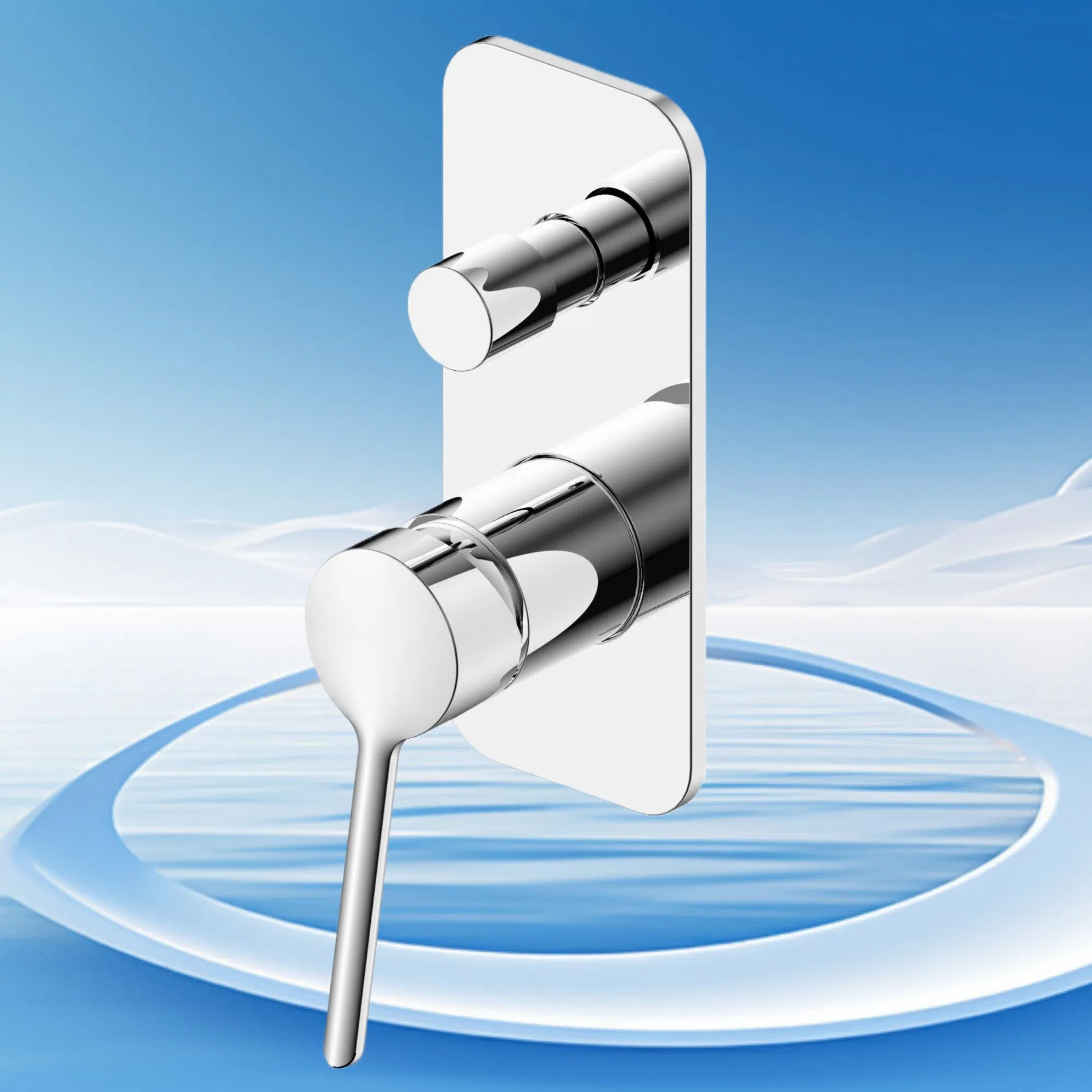 Bathroom Single Lever Ceiling Custom Commercial High Mixer Tall Art Basin Faucet for Basin