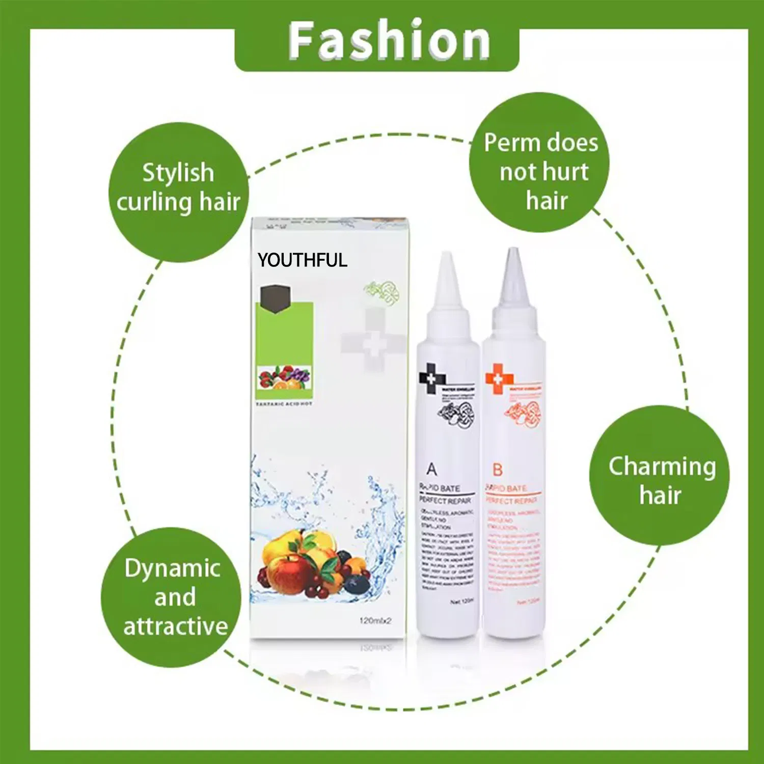 Salon Use Hair Rebonding Hair Perm Curling Cream