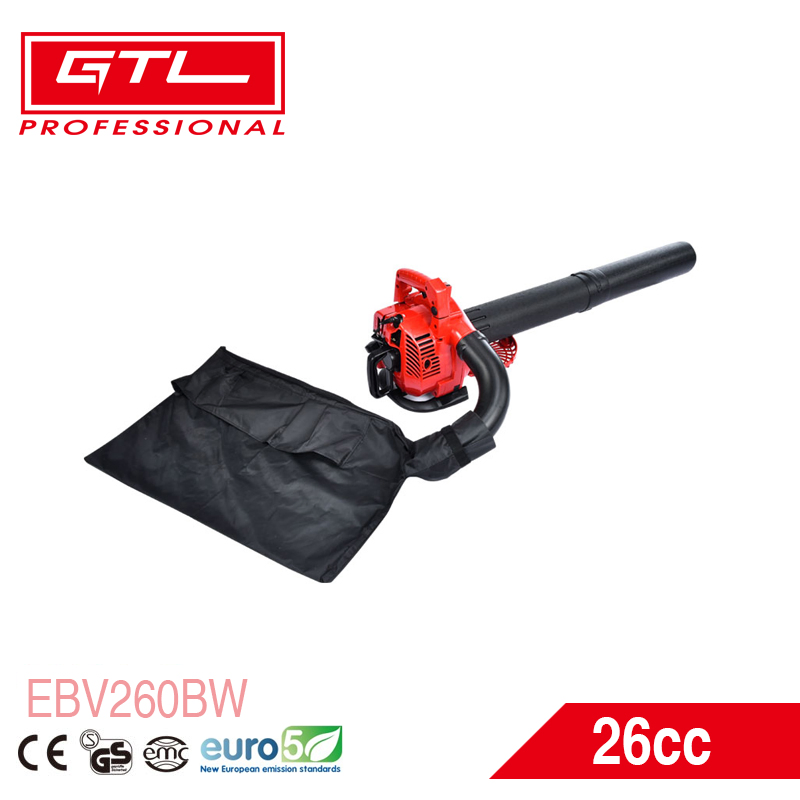 26cc Garden Petrol Leaf Blower Shredder Handheld Gasoline Vacuum Blower (EBV260BW)