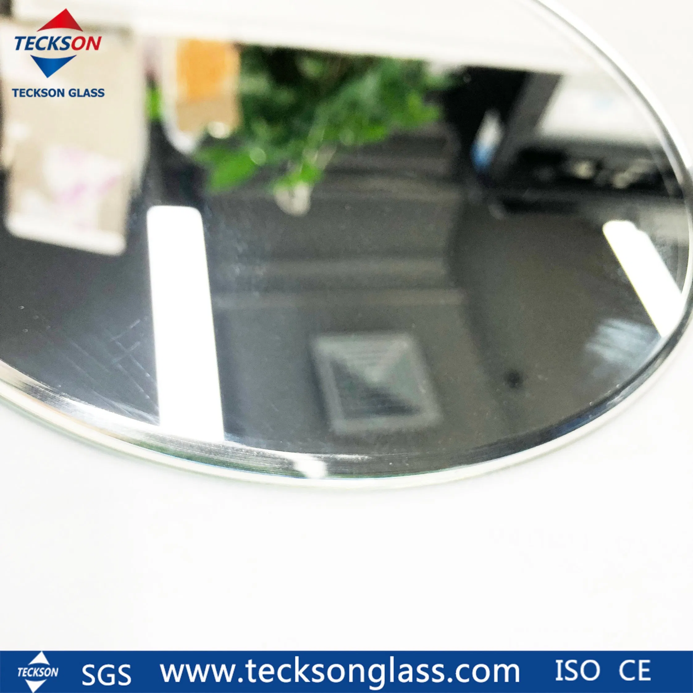 Round Oval Bevelled Mirror Mirror with Bevelled Edge