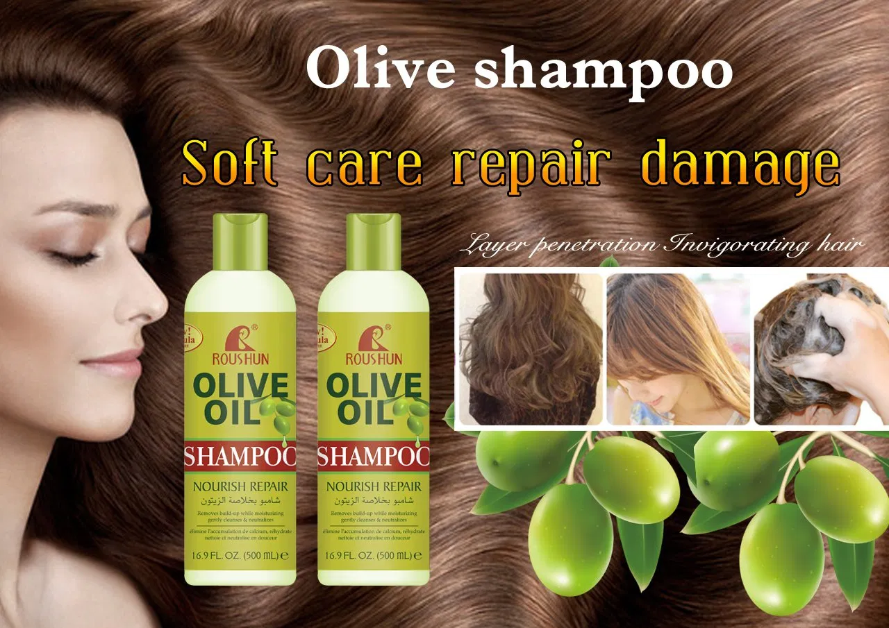 Roushun Olive Shampoo Smoothing for Hair Nourishing