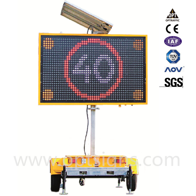 Outdoor Solar Power LED Advertising Display