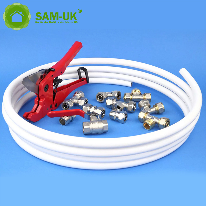 Pipe 14mm Pn20 Water Gas Outdoor NSF Crimping Tool Oxygen Barrier 3/4 ASTM Blue a 16mm Ground Heating Hot 6 Inch Pex