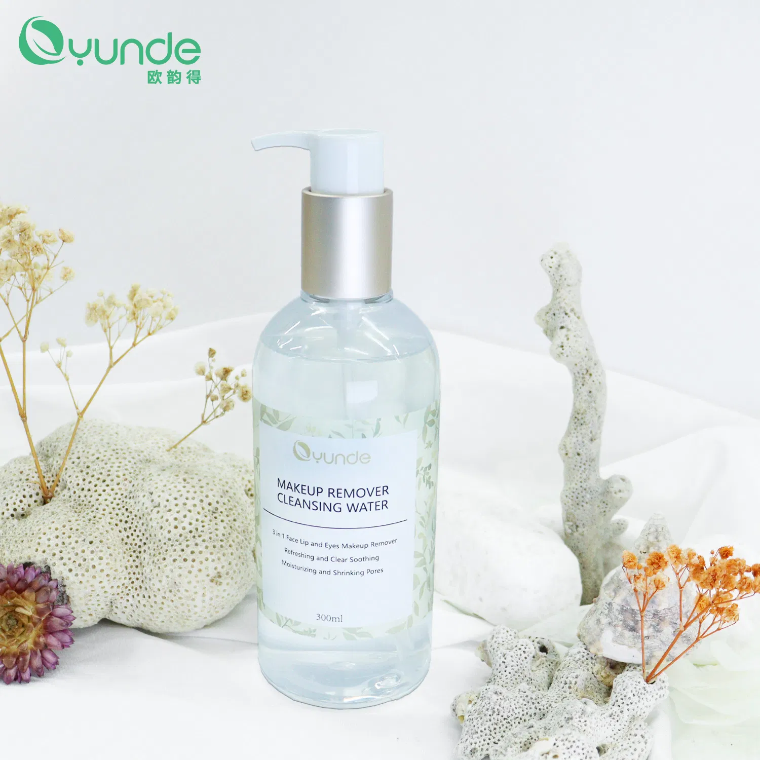 Three-in-One Gentle Moisturizing, Makeup Remover Water