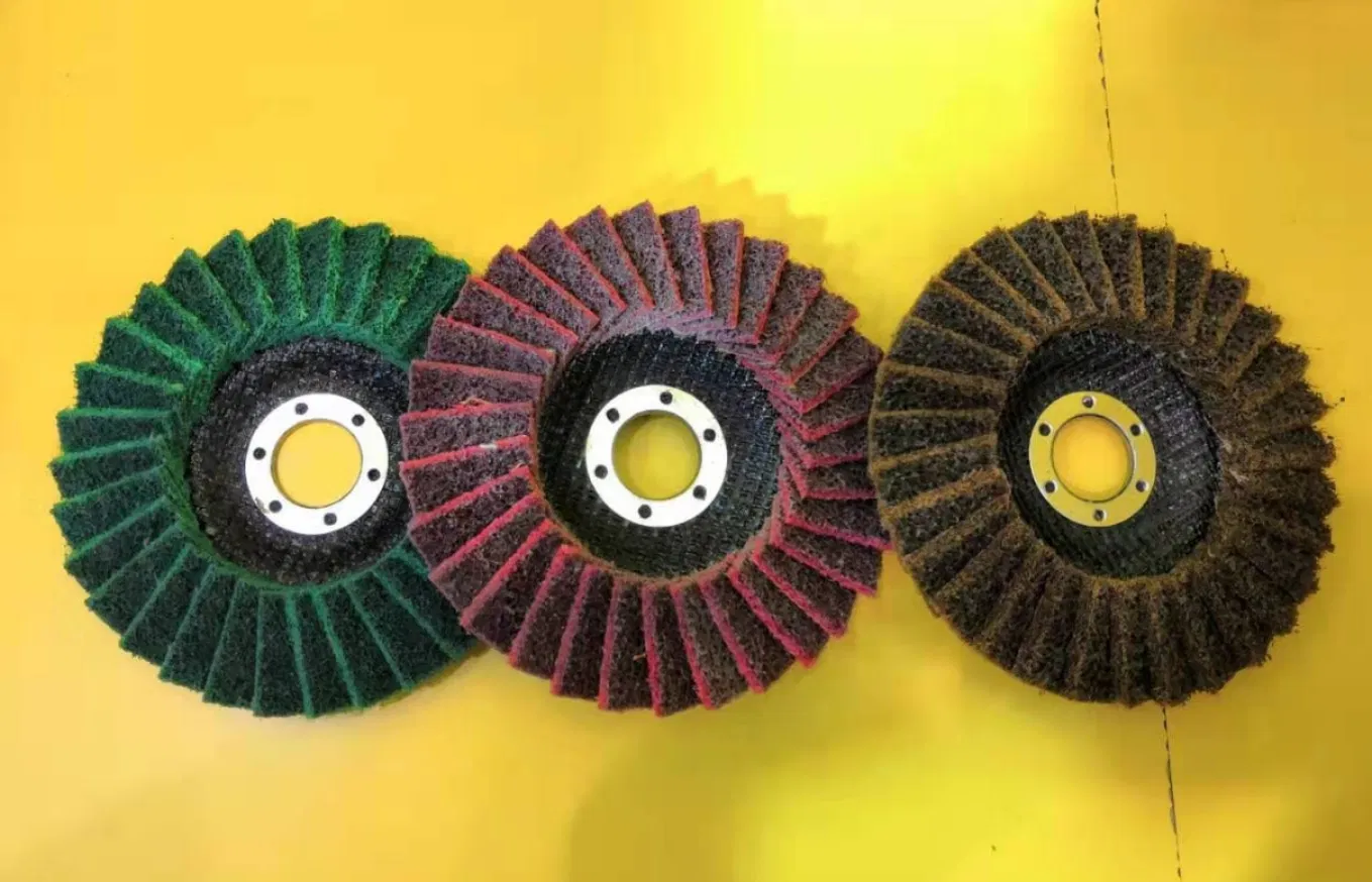 Non Woven Flap Disc-Non Woven Polishing Wheels for Metal and Stainless Steel