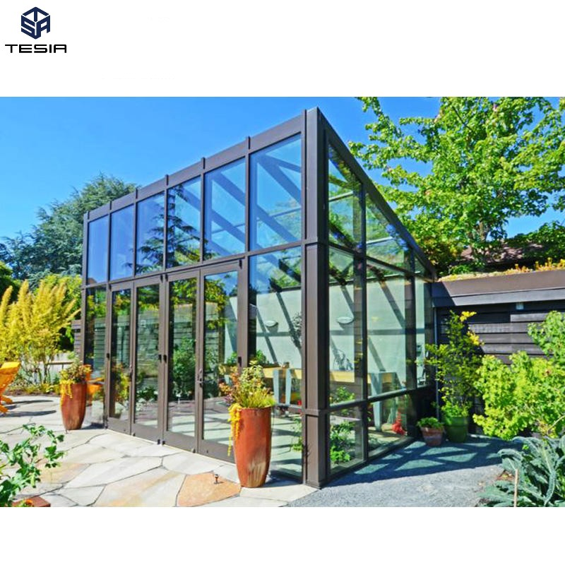 Solarium Free Standing Aluminium Glass Sunroom Prefabricated Container House