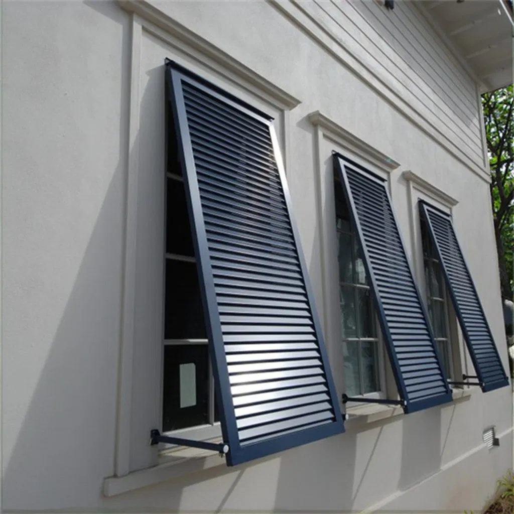 Durable 84r Fixed Aluminum Louvers for Strong Exterior Ventilation