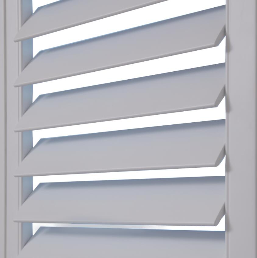 White 1810mm*1800mm Adjustable Paulownia Wood Window Plantation Shutters