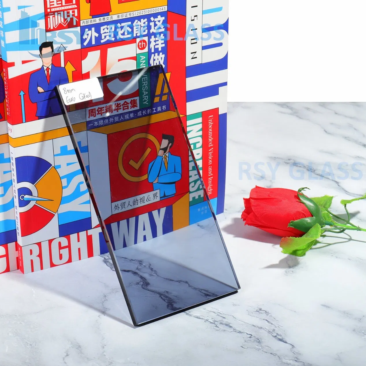 4mm-12mm Euro Grey Color Tinted Float Glass for Building