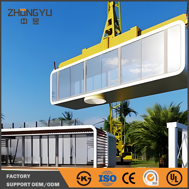 Apple House High End Modular Living Pod Climate Resistant Residential Housing Prefabricated Cabin