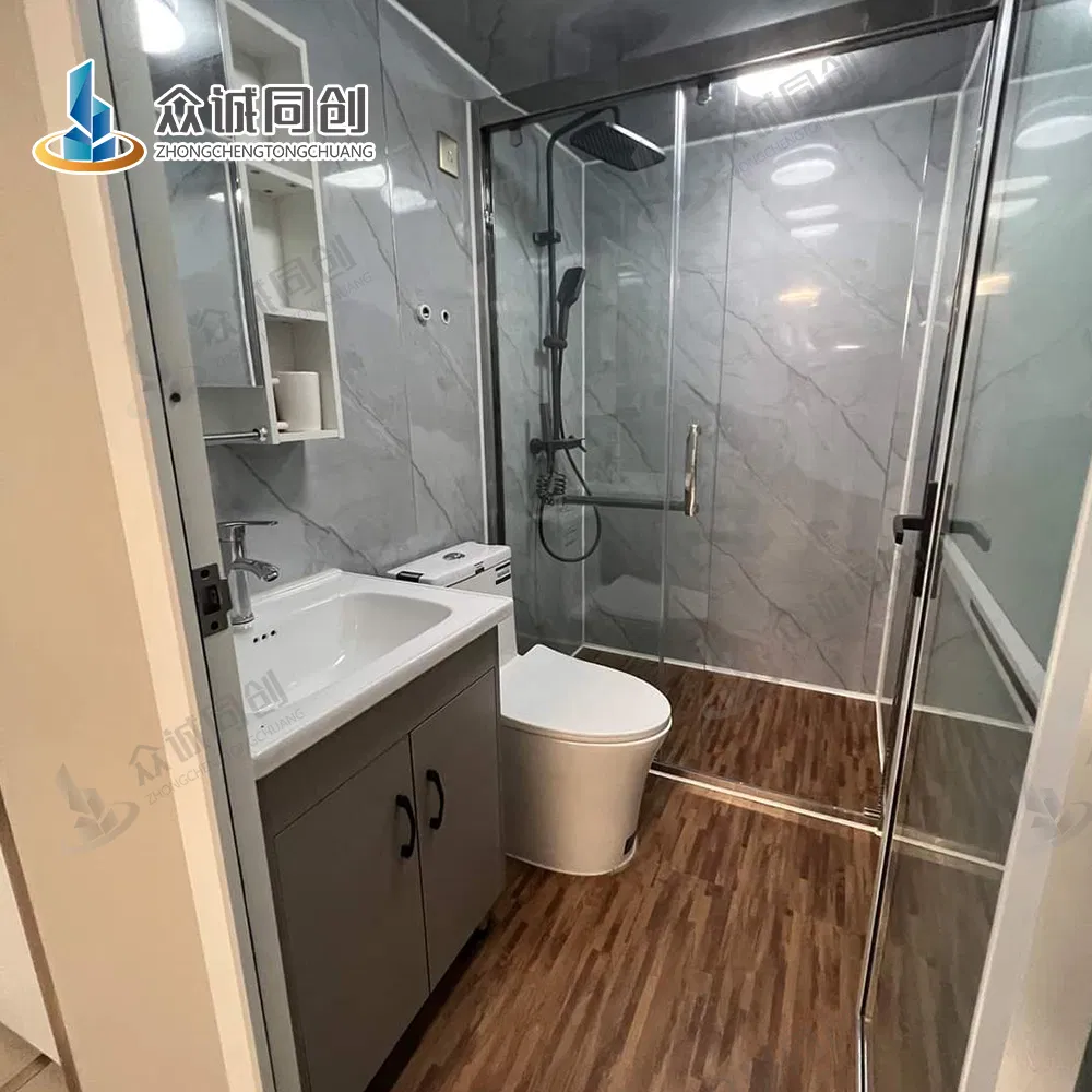 Windproof Portable Steel Color Steel Mobile House for Temporary Housing
