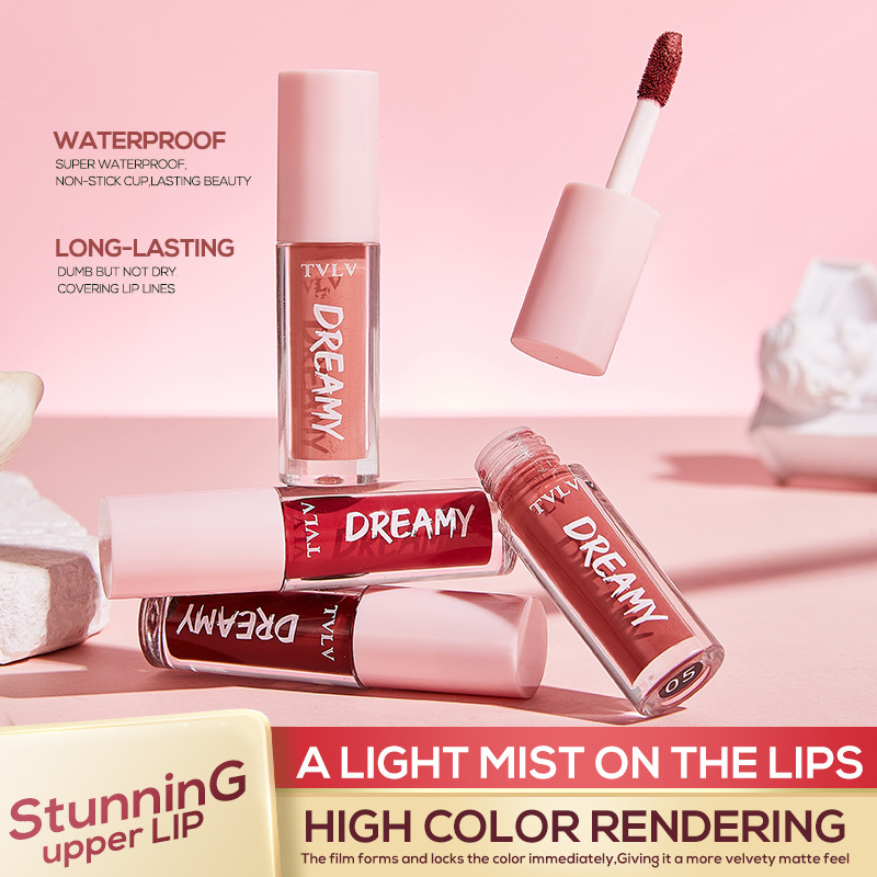 Dreamy Matte Silk Lip Gloss Set - 10 Vibrant Flavors
