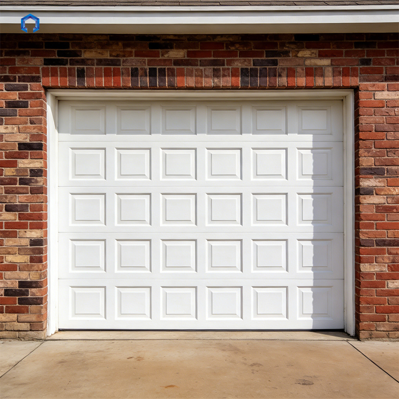 Villa Steel Panel Sectional Black Automatic Garage Door